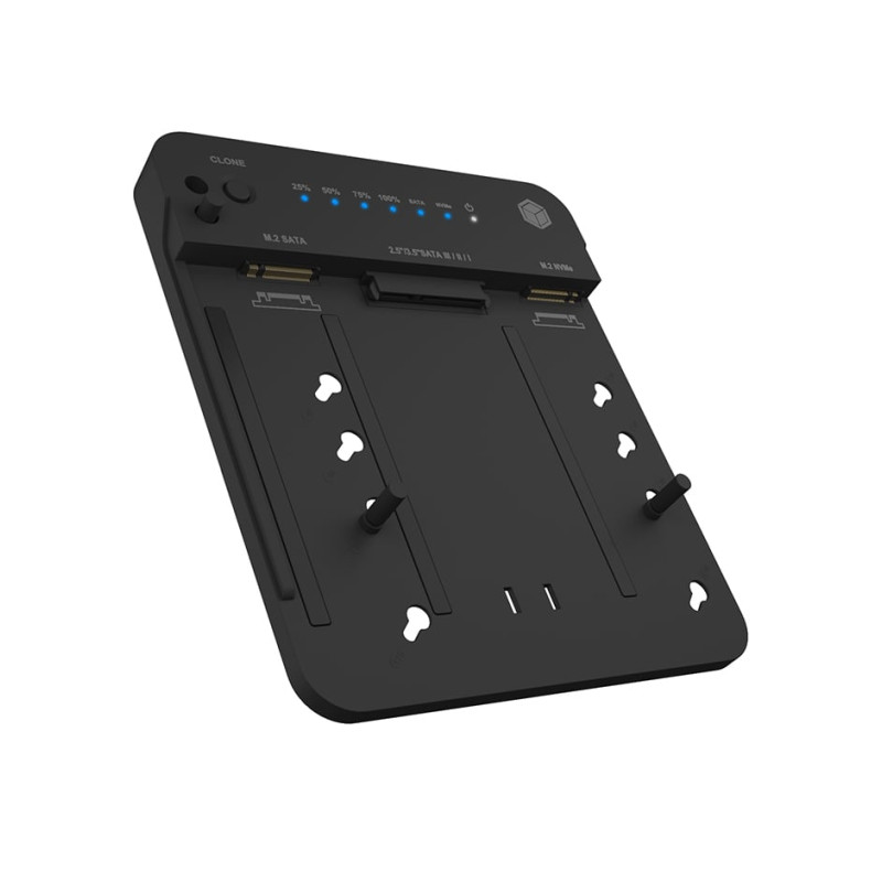 docking station icybox ib-2915mscl-c31 nero [61017]