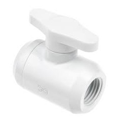 valvola a sfera alphacool eiszapfen 17630 g1/4 bianco