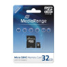 32gb scheda microsd mediarange sd cl.10 inkl. adapter [mr959]
