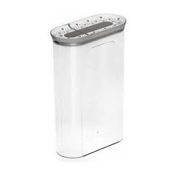 barattolo stefanplast 55032 tosca ermetico 2800ml plastica/grigio