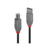 cavo lindy usb-a/usb-b 2.0 5m nero [36675]