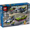 gioco da costruzione lego inseguimento sulla muscle car multicolore