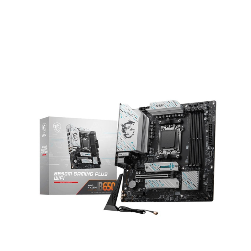 scheda madre amd masi b650m gaming plus am5 matx 4x ddr5 [kbmsiaa8b650u05]