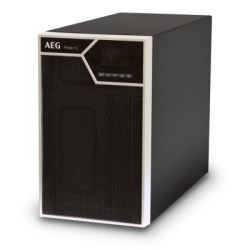 gruppo di continuita' aeg ups protect c. 3000lcd+ 3000va/3000w/230v/argento/nero