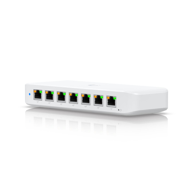 switch ubiquiti l2 gestito gigabit ethernet 8 porte 10/100/1000 bianco
