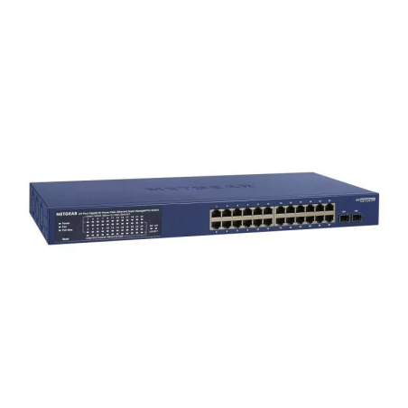 switch netgear smart gs724tpp l2/l2+/l3 24 porte gigabit ethernet