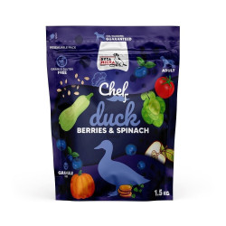 cibo per cani syta micha chef duck berries and spinach - dry