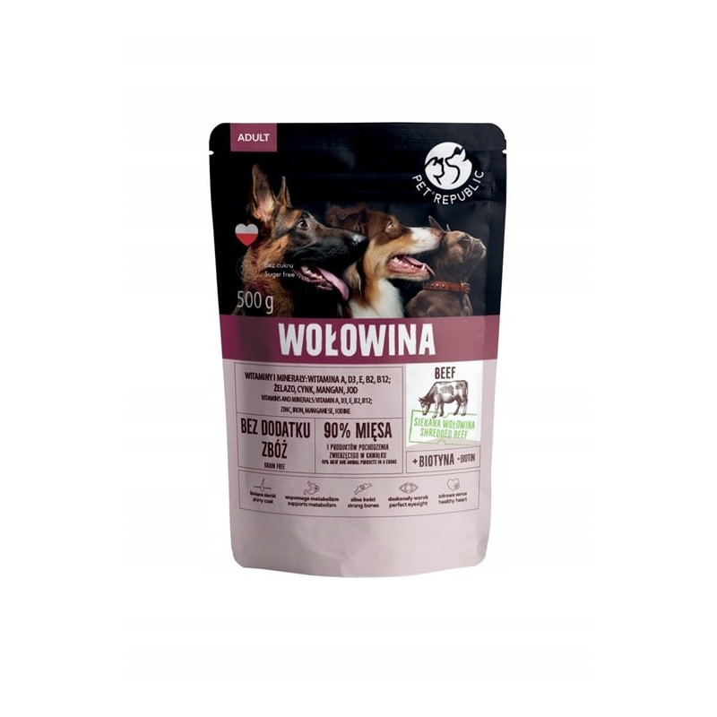 alimento umido petrepublic per cani adulti taglia media e grande