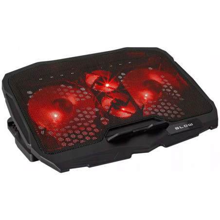 supporto raffreddamento notebook blow hurricane rosso/nero [awblop663650000]