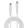 cavo lindy schermato lightning a usb-c m/m 2m bianco [31317]