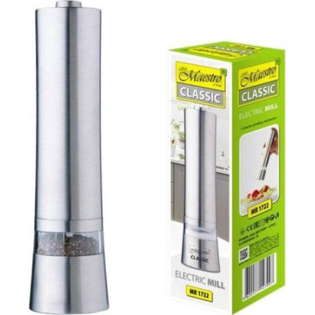 macinaspezie elettrico maestro mr 1722 argento [mr 1722]