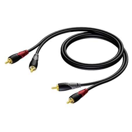 cavo audio/video procab jack maschio 2x rca/cinch maschio -2x