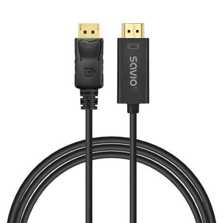 cavo dp-hdmi savio cl-183 1.5m nero [aksaovdsavcl183]