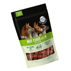 snack per cani petrepublic cubetti di manzo 100g