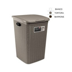 Portabiancheria stefanplast elegance moka 50 [stefanplast]