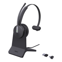 cuffia yealink bh70 mono wireless/bluetooth per ufficio con supporto/microfono