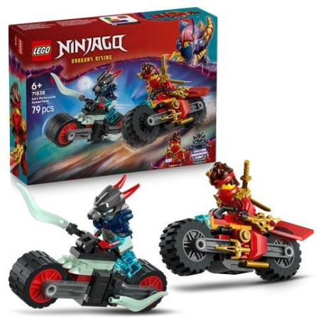 gioco da costruzione lego ninjago gara di velocita' in moto di