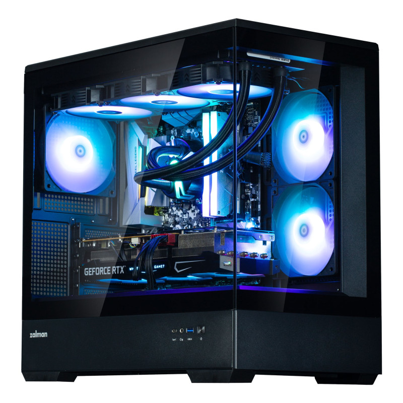 case zalman p30 mini-tower matx nero