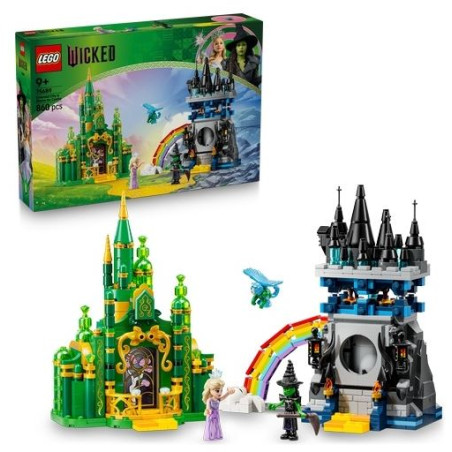 gioco da costruzione lego wicked 75689 citta' di smeraldo e castello