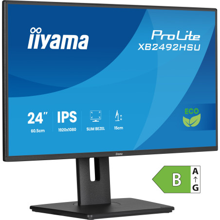 monitor led 24'' iiyama prolite xb2492hsu-b1 full hd