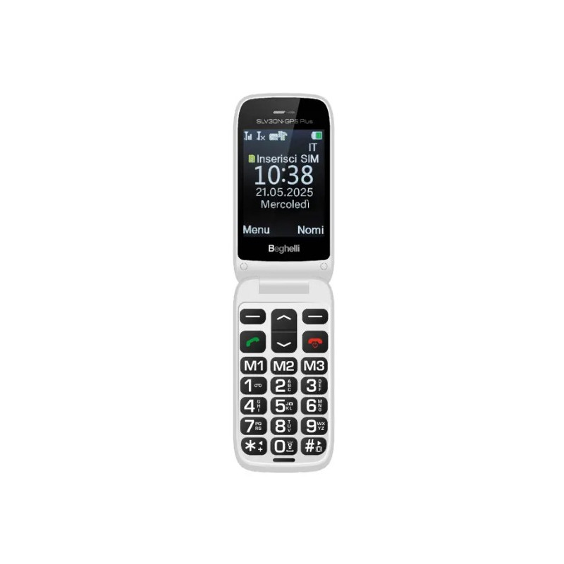 telefono salvavita beghelli slv30-gps plus per anziani con tasto