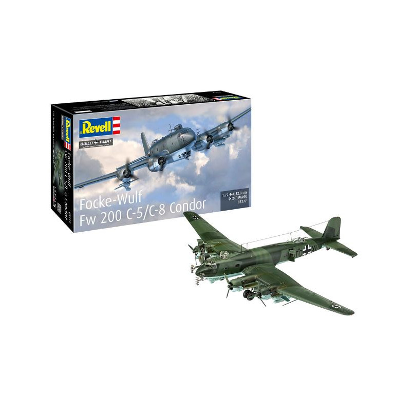 modellismo revell focke-wulf fw 200 1:72 [jprvll0cn003777]