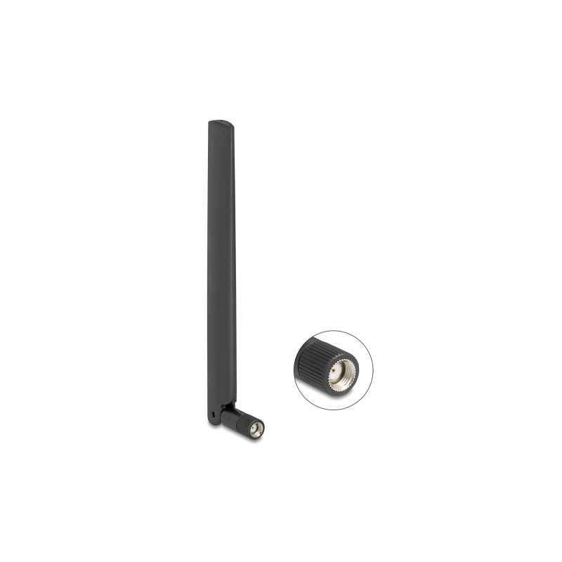 antenne wlan delock 81452 wifi7 rp-sma omnidirezionale 2.0 4.4dbi