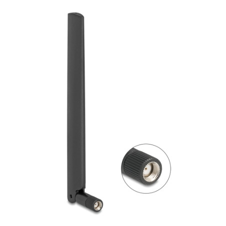 antenne wlan delock 81452 wifi7 rp-sma omnidirezionale 2.0 4.4dbi