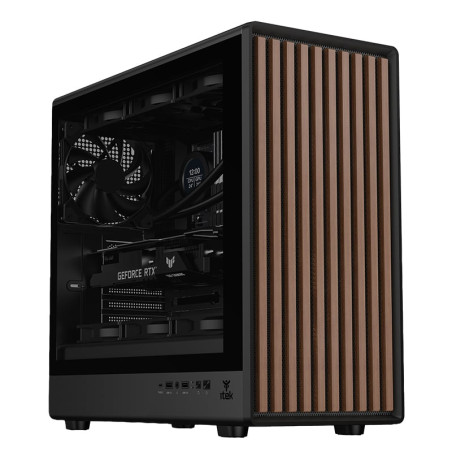 case itek woody w2b gaming tower atx nero [itgcawow2b]