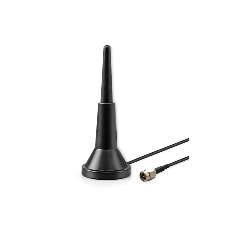 antenna omnidirezionale qoltec 4g lte 5dbi 600-2700mhz sma 3m