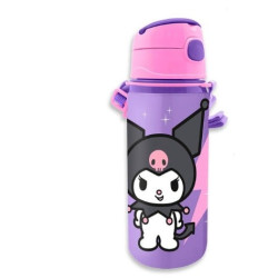borraccia kids euroswan kuromi in alluminio 600ml multicolore [jakesi0udi93763]