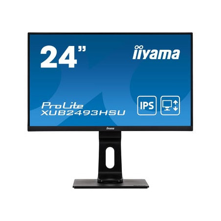 monitor led 24'' iiyama prolite x2493hsu-b1 ips full