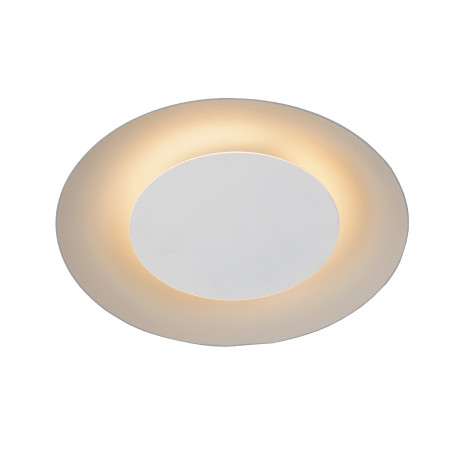 plafoniera a led lucide foskal 6w 2700k ip20 21.5cm bianco [79177/06/31]