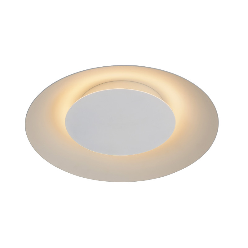 plafoniera a led lucide foskal 12w 2700k 34.5cm bianco [79177/12/31]