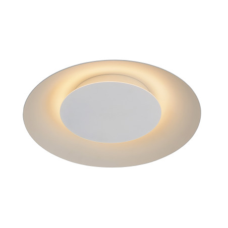 plafoniera a led lucide foskal 12w 2700k 34.5cm bianco [79177/12/31]