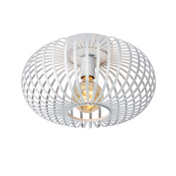 lampada da soffitto a led lucide manuela e27 ip20 39.5cm bianco [78174/40/31]