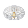 lampada da soffitto a led lucide manuela e27 ip20 39.5cm bianco [78174/40/31]