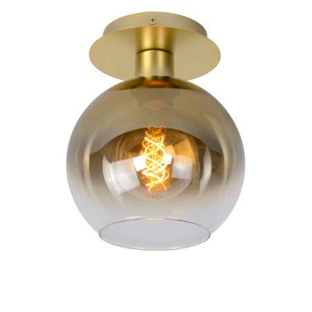 lampada da soffitto lucide marius e27 60w ip20 20cm oro opaco/ottone
