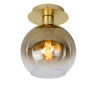 lampada da soffitto lucide marius e27 60w ip20 20cm oro opaco/ottone