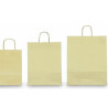 25 shoppers carta kraft 36x12x41cm twisted avorio [073663]