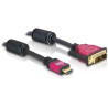 adapter delock hdmi-st.18+1 dvi-st. 1,8m gold [bk] [84342]