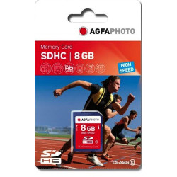 8gb scheda sd agfaphoto class 10 / high speed / mlc [10425]