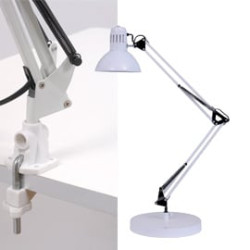 lampada da scrivania alba - lampada a fluorescenza architect