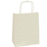 25 shoppers carta kraft 45x15x50cm twisted avorio [047640]