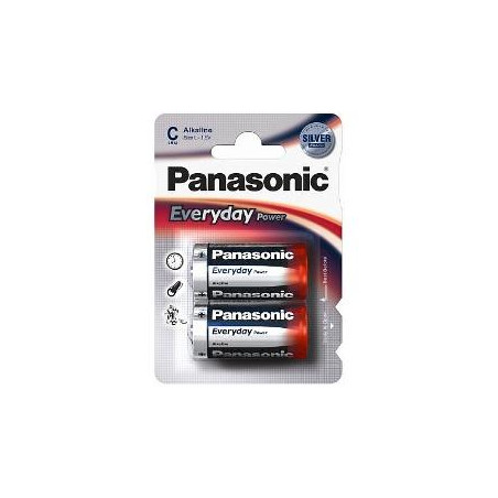 Pila panasonic 2 pz. every day lr14eps/2bp