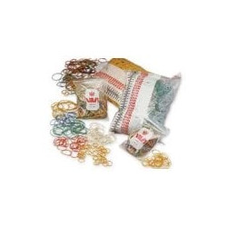 elastici per ufficio viva giallli diametro 50 mm [e050a]