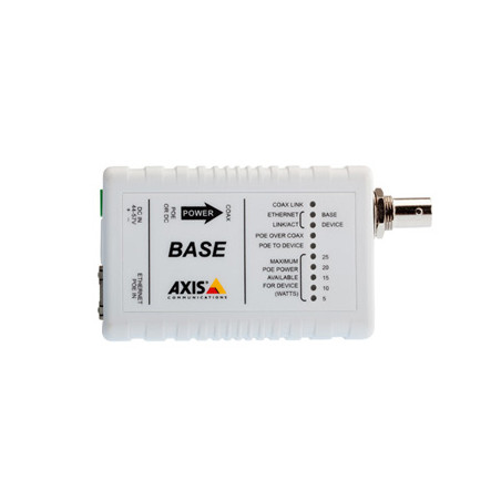 adattatore axis t8640 poe+ ethernet su cavo coassiale [5026-401]
