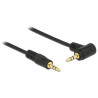 cavo audio delock 3,5mm - 3,5mm 90Â° st/st 5.00m nero [83760]