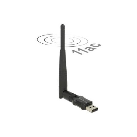 adattatore wireless usb delock wl-antenna usb2.0 3dbi 2,4+5 ghz