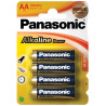 Pila panasonic 4 pz. aa stilo lr6apb/4pb alkaline power